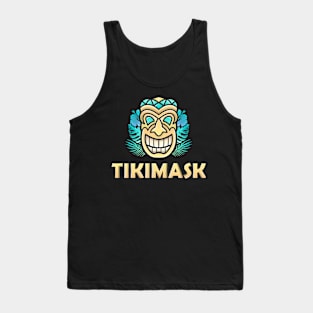 Tiki mask Character Design Tank Top